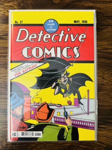 DETECTIVE COMICS #27 1939 FACSIMILE (DC 2022) 1ST BATMAN 🔥 NM/NM+ CGC READY