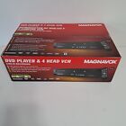 Magnavox  4 Head VCR Combo DV220MW9 With Remote Progressive Scan DVD Player