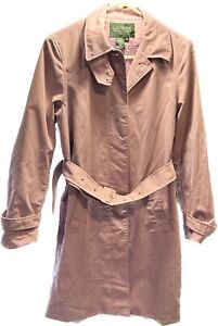 Lauren Ralph Lauren: Petite Trench Coat Rain Jacket Overcoat Lavender WM P/M VTG
