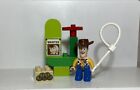 Lego Duplo Toy Story Woody With Rope, Money, Wanted Poster Cactus Good Condition