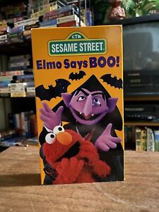 Sesame Street Elmo Says Boo VHS