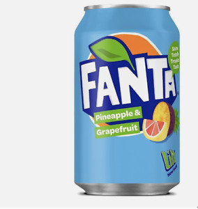 Fanta Soft Drink Pineapple & Grapefruit Flavor 330ml Each - From UK 24 PACK