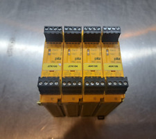 (LOT OF 4) PILZ PNOZ mo4p SAFETY RELAYS 773536 24VDC EXCELLENT CONDITION!!