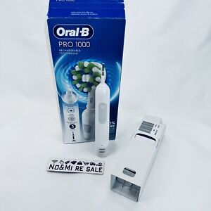 New ListingOral-B Pro 1000 Rechargeable Electric Toothbrush, with Pressure Sensor - White