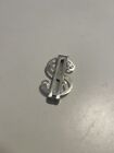 Vintage A&Z Sterling Silver Dollar Sign Symbol Money Clip FATHERS DAY GIFT