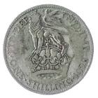 BRITISH 1 SHILLING SILVER COIN - KING GEORGE V. ENGLAND MONEY 1927-1936 KM# 833