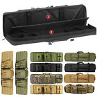 Tactical Rifle Bag Single or Double Case 37-52 Carbine Range Gun Padded Backpack
