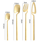 4pcs/Set Silverware Set Flatware Cutlery Sets Stainless Steel Spoon Knife Fork
