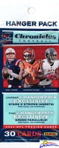2021 Panini Chronicles Football HANGER EXCLUSIVE Factory Sealed Pack-30 Cards