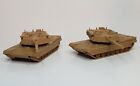2 Pack - HO Scale - M1A2 Abrams Tank - Moveable Turret- 1:87 Scale - Model Army