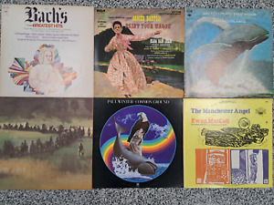 Vinyl Record Lot 1960s-70s Folk and Classical Music