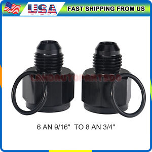 -8 AN Female to -6 AN Male AN Flare Fitting Reducer Adapter