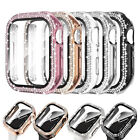 For Apple Watch Series 9/8/7/6/5/4/3/SE Diamond Bling Case iwatch 41/45mm Cover