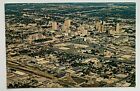TX Postcard San Antonio Texas From the Air aerial view city vintage Plastichrome