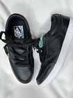 Black Vans Comfy Cush Sole Lowland Cc Leather Flying V Low Top M 5.5 W 7 NWT