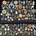 Lot Of  100+ Vintage To Now Charms & Pendants Jewelry Craft