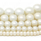 Czech Opaque Glass Beads Round Pearl Coated 4mm 6mm 8mm 10mm 12mm 16