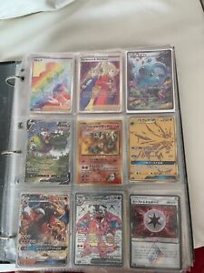Pokemon card binder collection. CHARIZARD