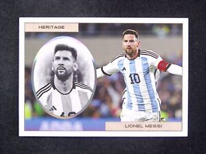 2023 Futera Unique Lionel Messi Argentina Heritage Footballers Rainbow 1/1