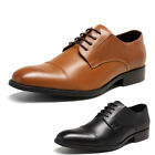 Men's Dress Shoes Leather Cap Toe Lace Up Oxfords Bussiness Shoes