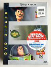 NEW SEALED Disney Pixar DVD Movie 3-Pack Toy Story, A Bug's Life, Toy Story 2