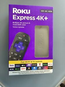 Roku Express 4K+ (2021) Streaming Media Player with Voice Remote 3941R NEW