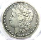 1893-S Morgan Silver Dollar $1 Coin - Certified PCGS Fine Detail - Rare Key Date