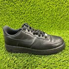 Nike Air Force 1 Triple Black Mens Size 8.5 Athletic Shoes Sneakers 315122-001