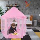 Girls Princess Castle Play Tent Large Indoor Outdoor Kids Playhouse Gift Pink