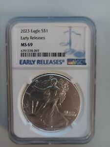 New Listing2023 American Silver Eagle MS-69 NGC (Early Release)