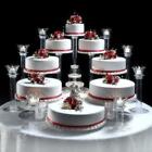 8 TIER CASCADE WEDDING CAKE STAND CUPCAKE STAND (STYLE # 8)