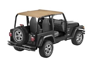 Bestop Spice Header Extended Safari Style Bikini Top for 97-02 Jeep Wrangler (For: More than one vehicle)
