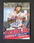2020 Topps Update #TRA-13 Ronald Acuna Jr. Honor Among Thieves IP Auto Read