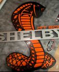 24x24” Shelby GT500  Hood Prop ORANGE&BLACK Powder Coated,Detachable Prop (For: 2021 Shelby GT500)