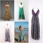 Wholesale Lot 5 PC Indian Silk Dress For Women Work Magic Gown Dress