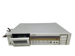 Akai Gx-F31 Gray Direct Drive Stereo Cassette Deck Recorder For Parts U153
