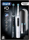 Oral-B iO Brilliant Clean Black & White Rechargeable Toothbrush, Bluetooth