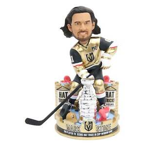 Mark Stone Vegas Golden Knights 2023 Stanley Cup Champions Hat Trick Bobblehead