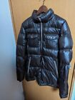 BURBERRY BLUE LABEL Down Jacket Brown Nova Check Polyester Men Size M Used