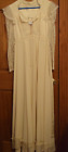 Vintage 70s Gunne Sax Wedding Maxi Dress Sz 9 needs sewn in a couple of places