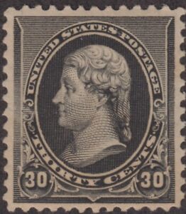 VF 30¢ JEFFERSON SMALL BANK NOTE #228, LIGHTLY HINGED, $300; PRETTY!