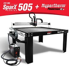 STV CNC SparX-505 5x5 Plasma Cutting Table + Hypertherm Powermax45 XP Machine