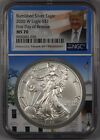 2020-W Burnished Silver Eagle Dollar NGC MS70 First Day of Release