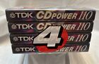 4 Pack TDK CDING-II 110 Minutes Blank Audio Cassette Tapes New/Sealed