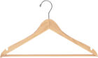 50 Natural Wood All Purpose Dress Shirt Clothing Clothes Garment Hangers 17