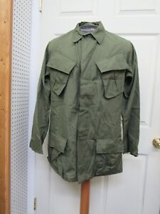 Vietnam Era US Jungle Jacket Shirt Tropical Coat 1968 OG 107 Small Long NOS