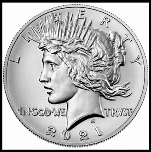 2021 ~ ■Peace Silver Dollar (P)■ ~ Philadelphia ~ **21XH** ~ ●Box & COA● ~ UNC