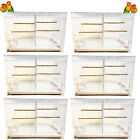 Lot of 6 Aviary Canary Breeding Flight Bird Cages 24x16x16 With Center Divider-