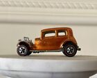 Vintage Hot Wheels 1968 Red Lines Classic '32 Ford Vicky USA Orange & White/int