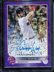 New Listing2022 Topps Chrome Connor Wong Rookie Purple Speckle Refractor Auto #289/299